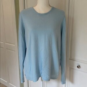 Basic Editions Light Blue Crewneck Sweater